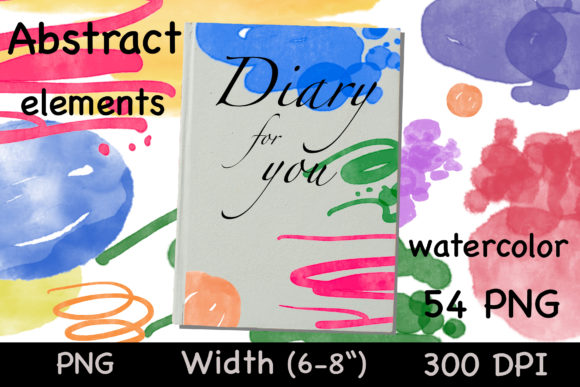 Download Watercolor Abstract Elements - Element Collection