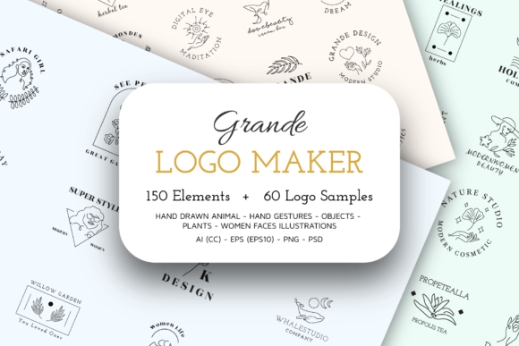 Download 150 Elements Elegant Branding Logo Maker - Element Collection