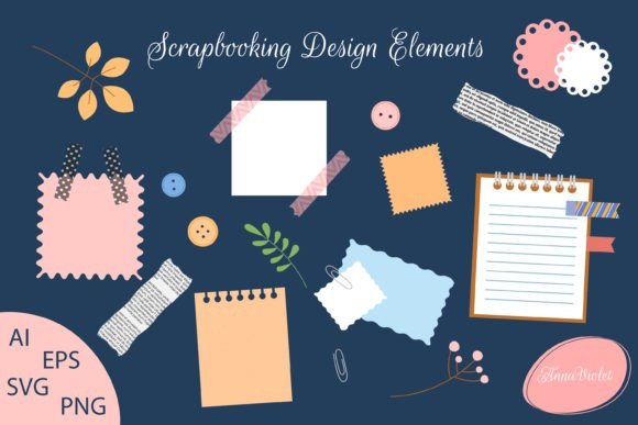 Download Scrapbooking Design Elements - Element Collection
