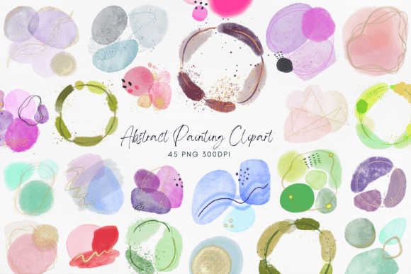 Download Abstract Painting PNG Elements - Element Collection